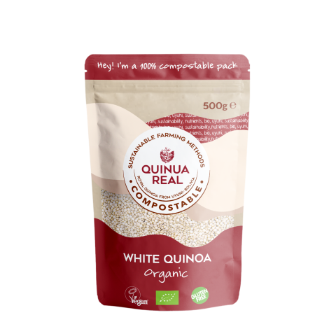 Grano blanco de quinoa real bio 500 g