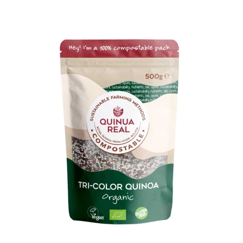Grano tricolor de quinoa real bio 500 g